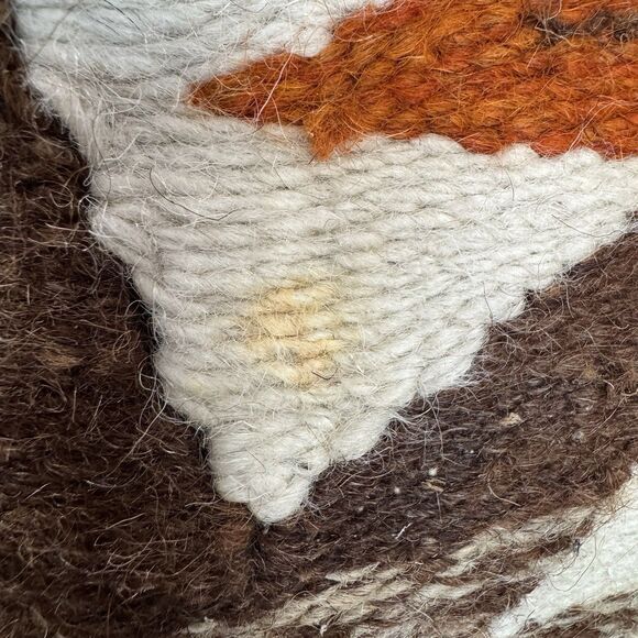 Tree of Life Kilim Birds Rug Wool Tapestry Art Woven Egyptian Pictorial MCM - Picture 5 of 11